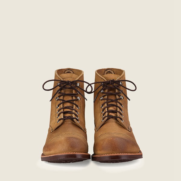 Red Wing Heritage Bot Erkek - Iron Ranger - 6-Inch Muleskinner Deri - Haki - 85TOEFNQA